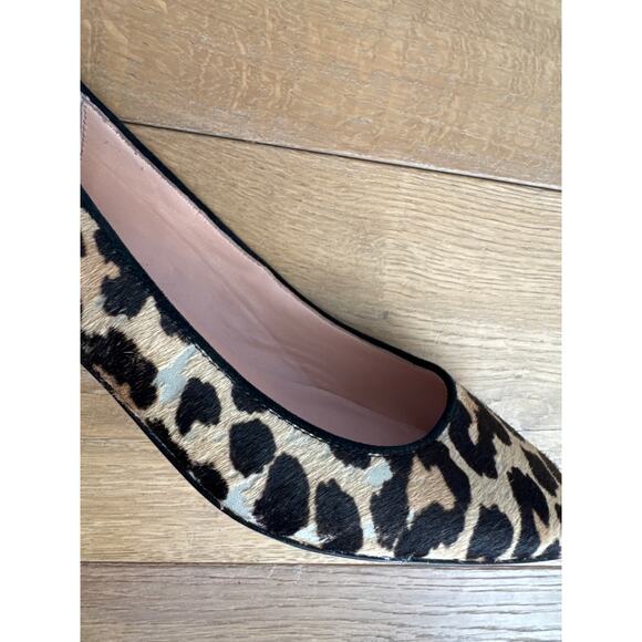 Kate Spade Serene Animal Print Cow Fur Heels - Picture 8 of 11